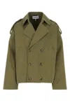 Loewe Cropped Silhouette Cotton Trench Coat