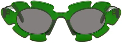 Loewe Green Flower Sunglasses