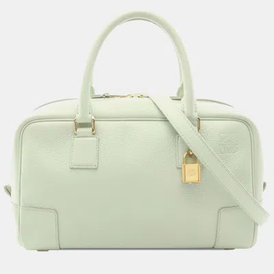Pre-owned Loewe Green Leather Amazona 23