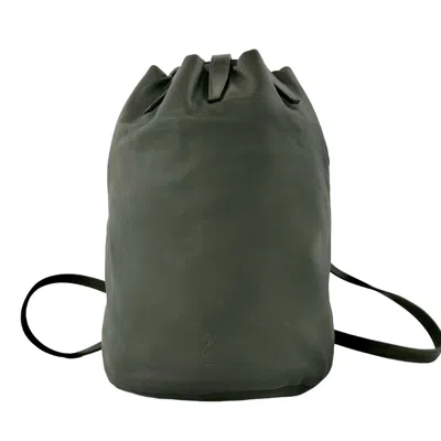 Pre-owned Loewe Green Leather Backpack ()