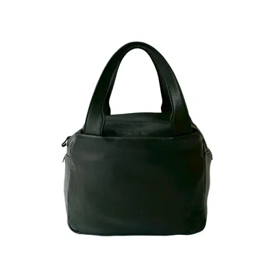 Pre-owned Loewe Green Leather Boston Bag Handbag ()