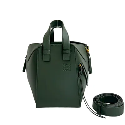 Pre-owned Loewe Green Leather Handbag Shoulder Bag ()