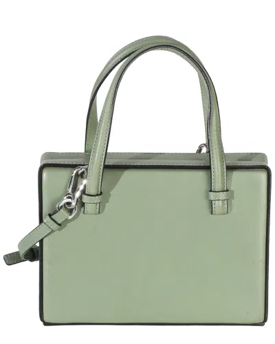 Pre-owned Loewe Green Leather  Green Top Handle Postal Bag (authentic Pre-loved)