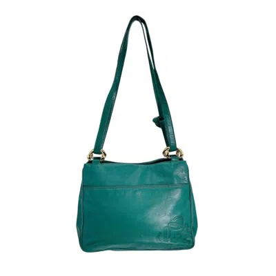 Pre-owned Loewe Green Leather Shoulder Bag ()
