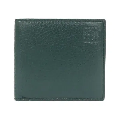 Pre-owned Loewe Green Long Wallet (bi-fold) ()