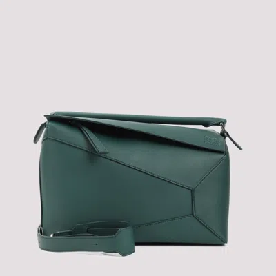 Loewe Green Puzzle Crossbody Bag