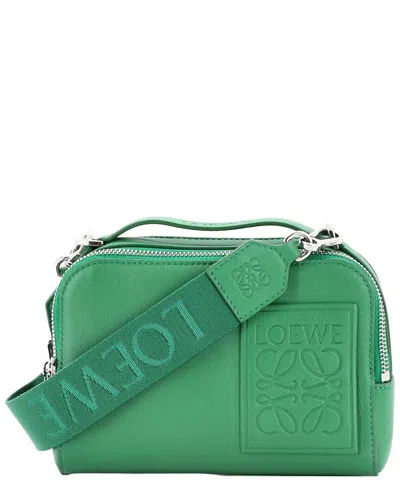 Loewe Green Sheep Leather Camera Crossbody Mini (authentic Pre-loved)