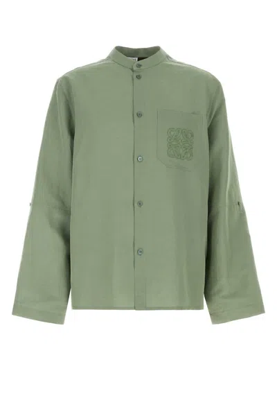 Loewe Green Viscose Blend Paula S Ibiza Shirt