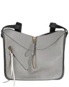 Loewe Grey Leather Medium Hammock Shoulder Bag (authentic Pre-loved) In Gray