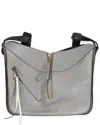 Loewe Grey Leather Medium Hammock Shoulder Bag (authentic Pre-loved) In Gray