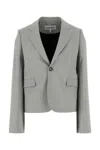 Loewe Giacca In Lana Grigia  Donna