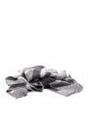 Loewe Grey Wool Polyamide Scarf In Gray