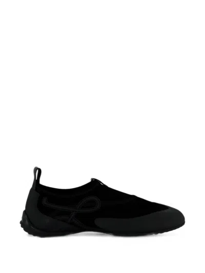 Loewe Grip Aqua Sneakers In Black
