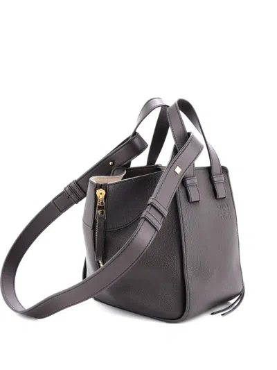 Pre-owned Loewe Hammock Bag Leather Small Shoulder Bag In Brown