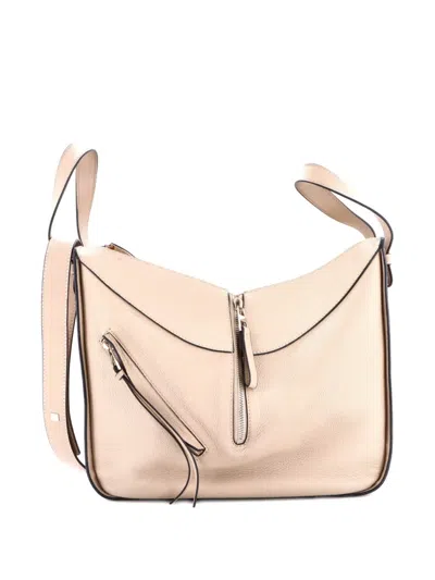 Pre-owned Loewe Hammock Bag Leather Small Shoulder Bag In Neutral
