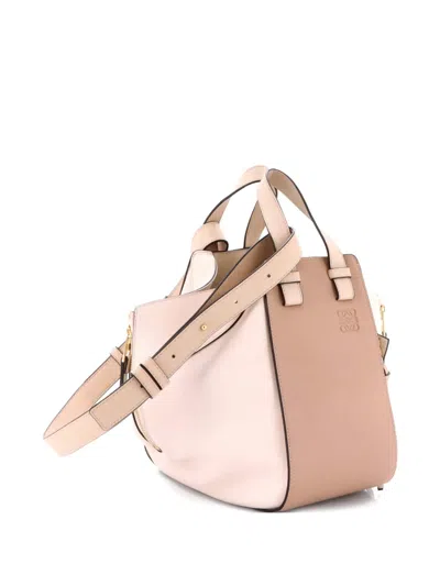 Pre-owned Loewe Hammock Bag Leather Small Shoulder Bag In Pink