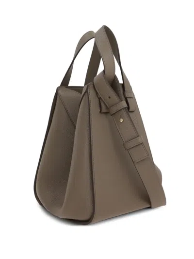 Loewe Hammock Calfskin Top-handle Tote Bag In Brown
