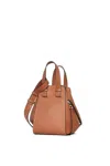 Loewe Womens Tan Hammock Small Leather Shoulder Bag In Beige