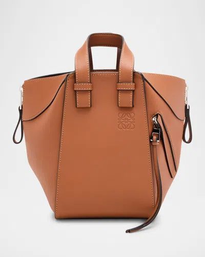 LOEWE HAMMOCK COMPACT TOP-HANDLE BAG IN LEATHER