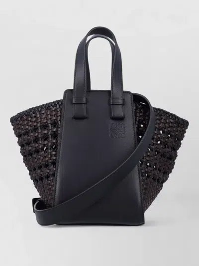 Loewe Hammock Compact Tote Bag Woven Design