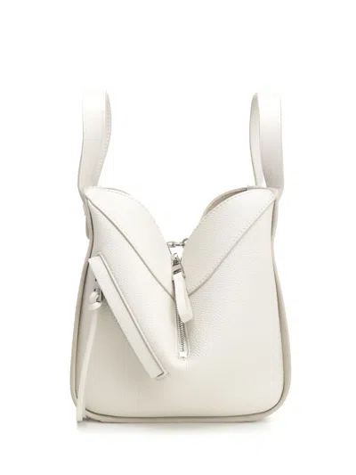 Loewe Hammock Crossbody Bags Beige