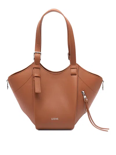 Loewe `hammock Flip` Bag In Brown