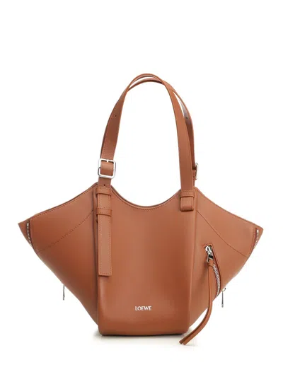 Loewe Hammock Flip Bag Crossbody Bags Brown