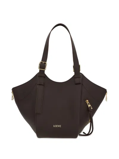 Loewe Hammock Flip Bag Tote Bag In Brown