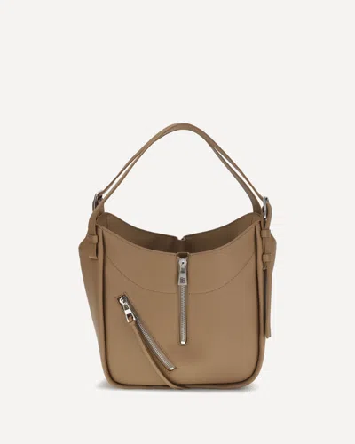 Loewe Hammock Flip Leather Handbag In Brown