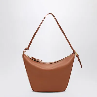 Loewe Hammock Hobo Bag Mini Brown In Orange