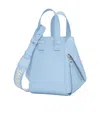 Loewe Hammock Leather Crossbody Bag In Blue