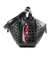 Loewe Hammock Logo Shoulder Bag In Black