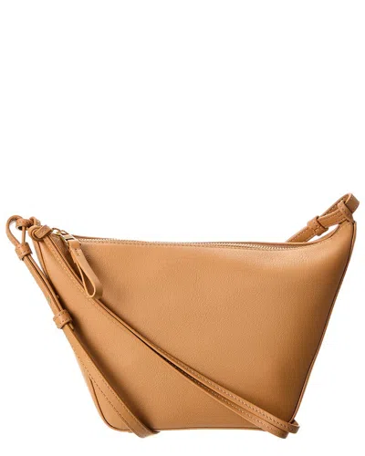 Loewe Hammock Mini Leather Hobo Bag In Brown
