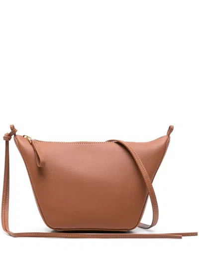 Loewe Hammock Mini Leather Hobo Bag In Brown