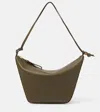 Loewe Hammock Mini Leather Shoulder Bag In Green