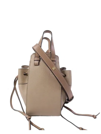 Pre-owned Loewe Hammock Mini Shoulder Bag In Neutral