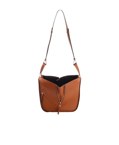 Loewe Hammock Shoulder Bag In Brown