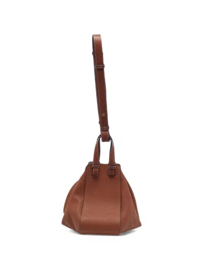 Pre-owned Loewe Hammock Shoulder Bag In Brown