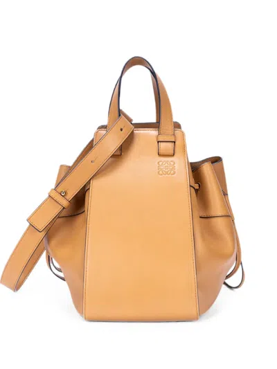 Loewe Hammock Shoulder Bag In Brown