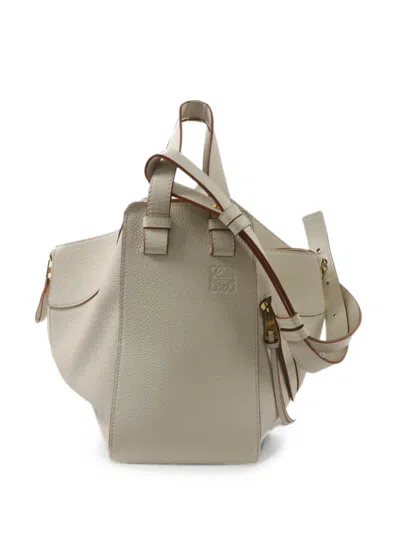 Pre-owned Loewe Hammock Shoulder Bag In Neutrals