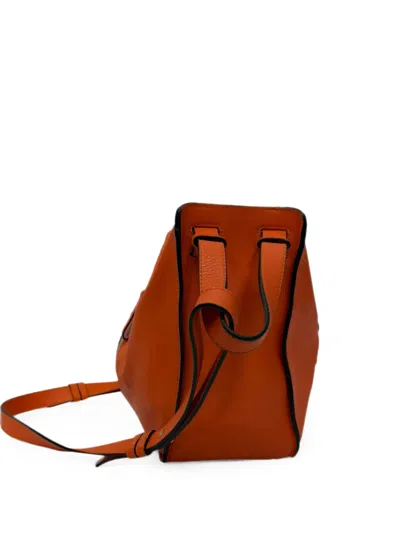 Pre-owned Loewe Hammock Shoulder Bag In Orange