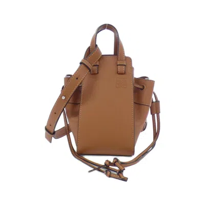 Pre-owned Loewe Hammock Silver Leather Shoulder Bag ()
