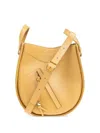 Loewe Hammock Slice Bag In Shiny Calfskin In Neutral