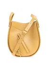 Loewe Hammock Slice Bag In Shiny Calfskin In Nude & Neutrals