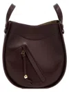 Loewe Hammock Slice Crossbody Bag In Burgundy