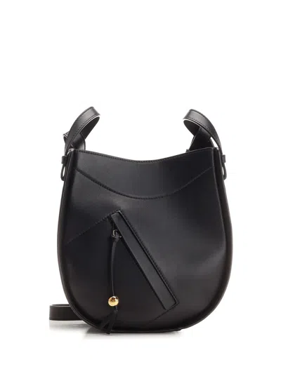 Loewe Hammock Slice Handbags Black