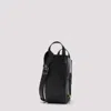 Loewe Hammock Slice Leather Shoulder Bag In Black