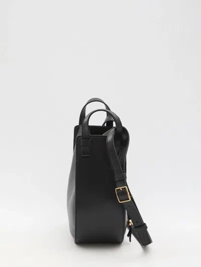Loewe Hammock Slice Tote Bag In Black