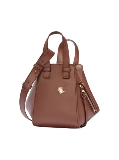 Loewe Hamster Compact Hammock Bag Havana