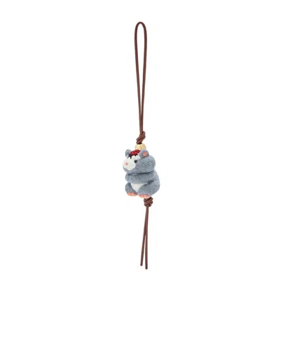 Loewe Hamster Pendant In Gray